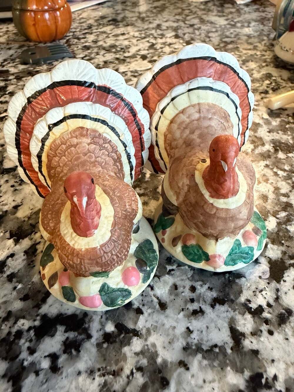 Ceramic Turkey Salt And Pepper Shakers Set Made In China